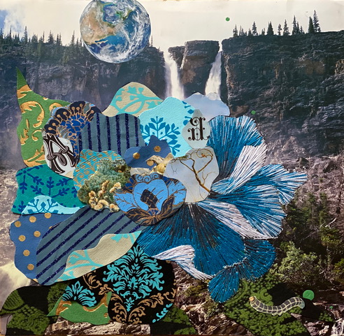 Blue Peony, Note. Image by author 2021